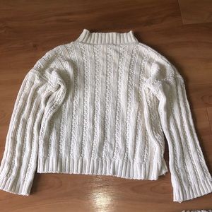 Vintage cream colored turtle neck